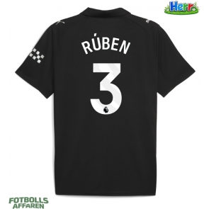 Manchester City Ruben Dias #3 Bortatröja 2025-26 Kortärmad